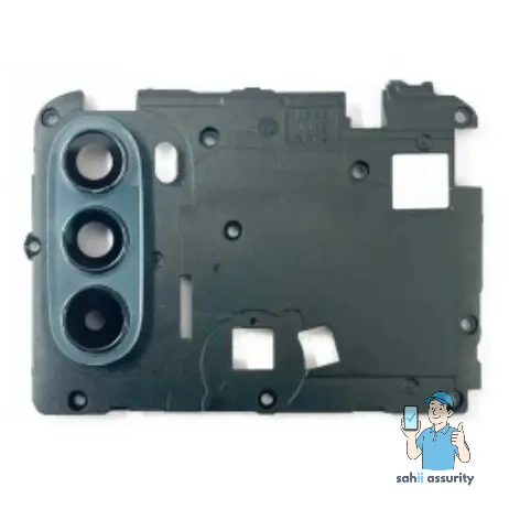 Camera Lens Glass with Frame for Motorola Moto G31 Black